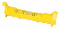 STANLEY Line Level: Nonmagnetic, 3 3/16 in x 3/16 in x 7/8 in, Plastic, Hanging Hole, 1 Level Vials (MPN 42-193). Key specifications — attr939369: Plastic; attr934741: STANLEY; attr986192: Acrylic.