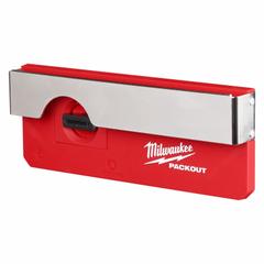 MILWAUKEE PACKOUT Belt Clip Rack: 9 1/2 in W x 3 1/2 in H x 1 5/16 in L, Plastic, Red (MPN 48-22-8344). Key specifications — attr1120120: Reinforced Rack Maintains Shape; attr1120130: MILWAUKEE; attr1120217: Plastic; attr1120218: Red; attr1126375: Tool Boxes.