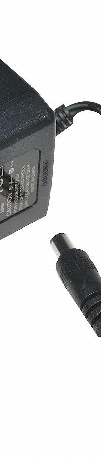 RICE LAKE WEIGHING SYSTEMS AC Adapter: 3 1/2 in Overall Lg, 2 1/2 in Overall Wd, 2 1/2 in Overall Ht (MPN 108518). Key specifications — Compatible Manufacturer Part Number: Versa Portion Bench Scale Product Line: RLP-6S, RLP-15S, RLP-30S; Interface: NEMA 1-15 Plug; Product Type: AC Adapter.