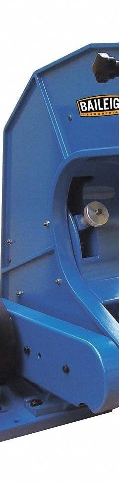 BAILEIGH INDUSTRIAL Belt Grinder: For Metal, 110 V, Single-Phase, 1.5 hp, 2 in Belt Wd, Benchtop, BG (MPN BG-260-3-110). Key specifications — attr652810: 110 V; attr652799: Belt Grinder; attr663749: Metal; attr652794: Single-Phase; attr663750: Benchtop; attr652806: BG; attr652768: BAILEIGH INDUSTRIAL.