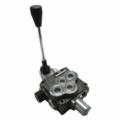 HYDRO CUSTOM Hydraulic Directional Control Valve: Four-Way / Three Positions - Manual Spool Monoblock Valves