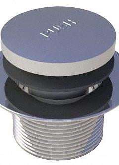 WATCO Drain Stopper: Brass/PVC, Chrome-Plated, 1 5/8 in Overall Dia, Lift and Turn (MPN 68301-CP). Key specifications — Color: Silver; Includes: Strainer Body; Material: PVC.