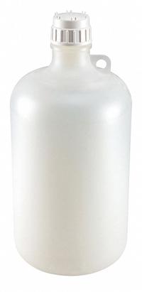 GLOBE SCIENTIFIC Sampling Bottle: Polypropylene, 2.11 gal, 8 L, Natural, Closure Included, Unlined (MPN 7058000). Key specifications — attr1369882: Natural; attr1389357: Attached; attr1369885: GLOBE SCIENTIFIC; attr1369835: None; attr1369833: Yes.