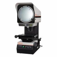 MITUTOYO Profile Projector: Vertical, Inverted Image, 4 in x 4 in Table Size, 10X (MPN 302-801-10A). Key specifications — attr1183445: Inverted Image; attr1183446: 4 in x 4 in; attr1183447: 10X; attr1183448: 315 mm; attr1183467: MITUTOYO.