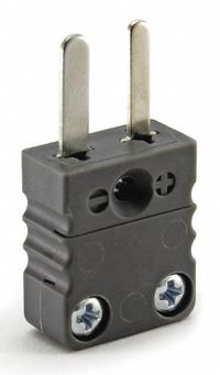 DAYTON Thermocouple Plug: Jack, For Type J Thermocouple Type, Mini Plug, Flat, Flat (MPN 36GK82). Key specifications — attr1432255: Flat; attr1276097: Jack; attr1276082: Mini Plug; attr1276092: DAYTON; attr1276087: Black; attr1276088: Glass-Filled Nylon; attr1276089: 36GK82.