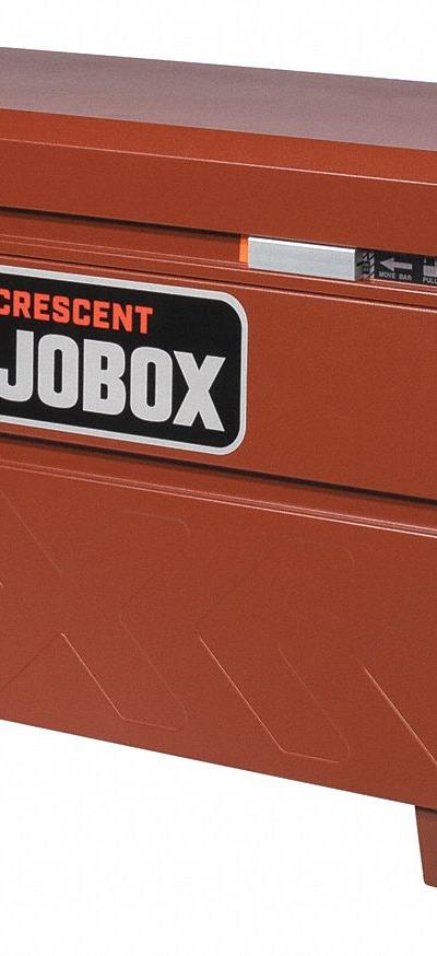 CRESCENT JOBOX Jobsite Box: 20 in W x 42 in D x 27 1/2 in H - Chest-Style Jobsite Boxes