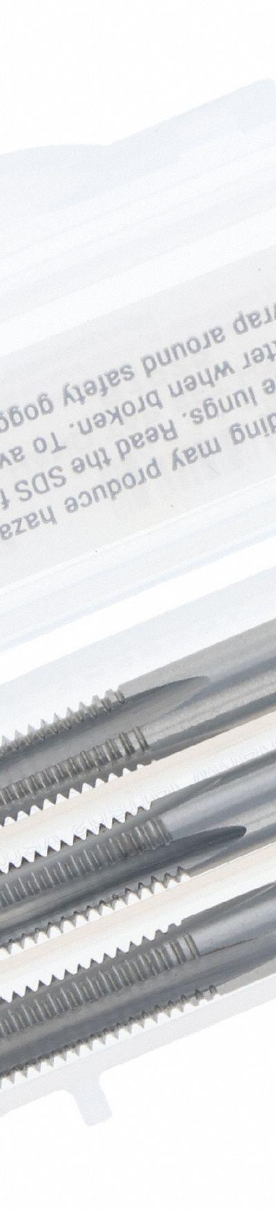 CLEVELAND Tap Kit: M5x0.8 Metric, D4 / 6H, 4 Flute, High Speed Steel - Three-Piece Hand Tap Sets