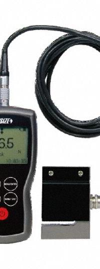 INSIZE Digital Force Gauge: 2,250 lbf Max Force Measured, 0 lbf Min Force Measured, 0.5 lbf, Digital (MPN ISF-DF10KA). Key specifications — attr1002785: lbf; attr1002770: LCD; attr1002779: AC/DC Adapter; attr1002768: INSIZE; attr1002775: +/-0.2% of Load Capacity; attr1034780: Not Included; attr1034781: Higher Resolution.