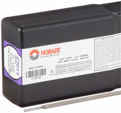 HOBART Stick Electrode: Carbon Steel, E7014, 1/8 in x 14 in, 10 lb (MPN 6ETH9). Key specifications — Brand: HOBART; Tensile Strength (As Welded): 81 ksi; Yield Strength (As Welded): 73 ksi.