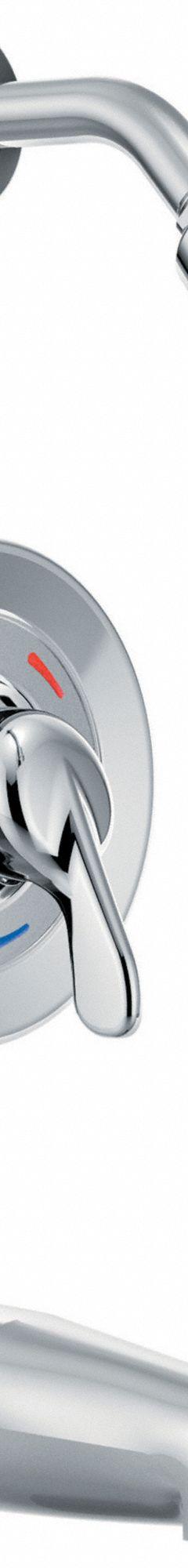 CLEVELAND FAUCET GROUP Shower Faucet: Cornerstone™, 1.75 gpm Fixed Showerhead Flow Rate, Chrome (MPN 40311CGR). Key specifications — Series: Cornerstone™; Showerhead Spray Patterns: Single.