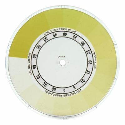 HACH Nitrite Color Disc: 9262900, Nitrite, 1/2 in Overall Ht, 4 in Overall Wd - Color Comparator Discs & Boxes