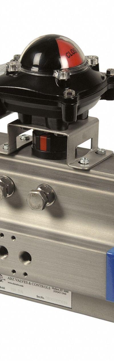 ABZ VALVES Model 88 DA DTS: 847 lb-in Force at 80 psi - Double-Acting Valve Actuators