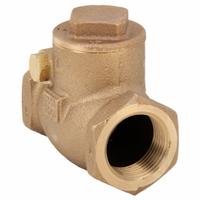 MILWAUKEE VALVE Swing Check Valve: Swing, Inline Valve Body, 1 in Pipe Size, FNPT x FNPT, Bronze (MPN 515 1"). Key specifications — Brand: MILWAUKEE VALVE.