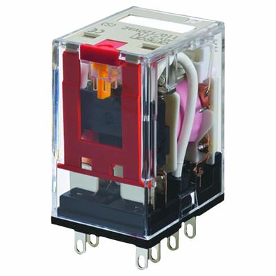 OMRON Plastic Sealed Relays: Socket Mounted, 1 A Current Rating, 24V DC, 4PDT - Socket-Mounted Relays