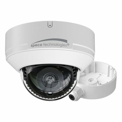 SPECO TECHNOLOGIES Camera: Dome, Fixed, 2.8 mm Max Focal Lg, 4MP, RJ45 - Varifocal Network IP Video Cameras