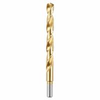 MILWAUKEE Jobber Length Drill Bit: 15/32", 135° Split Point, TiN-Coated HSS, Parabolic Flute (MPN 48-89-2227). Key specifications — attr1225567: 0.4688.