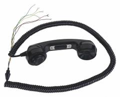 HUBBELL GAI-TRONICS Handset Kit: Plastic, Handsets, Cable Tie/Curly Cord/Screws/Spring Clip, 246/256 (MPN 12515-008). Key specifications — Compatible with Series: 256; Manufacturer Part Number: 12515-008; Compatible with Manufacturer Model Number: 227-001; Product Type: Pressbar Handset; For Use With: Telephones; Includes: Cable Tie; Brand: HUBBELL GAI-TRONICS; Color: Black.