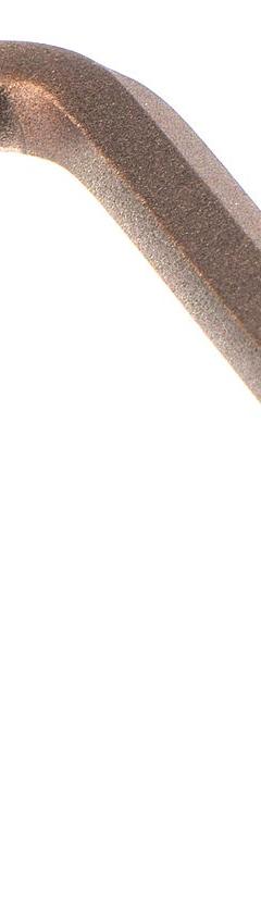 AMPCO Hex Key: 0 Ball Ends, 3/16 in Tip Size, SAE, Short, Beryllium Copper, Unfinished, L, 2 Tips (MPN WH-3/16). Key specifications — attr1205521: AMPCO; attr1205526: Unfinished.