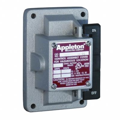 APPLETON ELECTRIC Switch Cover: Tumbler Switches (MPN EDKR33WQ) - Replacement Front Covers, Operators & Switches