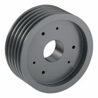 APPROVED VENDOR V-Belt Pulley: B94, 5 Groove, 9.75 in OD, Bushed Bore, SF, Quick Detachable, Webbed (MPN 5B94SF). Key specifications — Pulley Industry Number: B94; Pitch Diameter: 9 in (4L, A); For Belt Section (broad, with similar types): 4L, A, or AX.