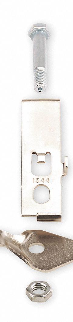 E.R. WAGNER Caster Brake Kit: Side Pedal, Lock Not Included, For 4 in Wheel Dia., Steel, Right Side (MPN 3F000156498R). Key specifications — Material: Steel; Brand: E.R. WAGNER; Manufacturer Part Number: 3F000156498R.