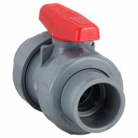 SPEARS Manual Two-Way Ball Valve: 1 1/2 in, CPVC, Straight, 235 psi Max. Pressure (CWP), Three-Piece (MPN 3639-015C). Key specifications — Brand: SPEARS; Handle: Tee.