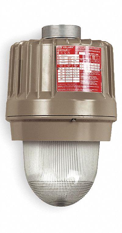 HUBBELL KILLARK High Pressure Sodium Light Fixture: 16,000 lm - Hazardous Location Light Tanks
