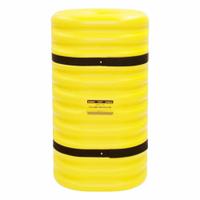 APPROVED VENDOR Column Protector: 6 in, 4 in, 6 in, 4 in, Round/Square, 42 in Overall Ht, HDPE (MPN 1704). Key specifications — Color: Yellow; Maximum Compatible Column Length: 6 in; Minimum Compatible Column Length: 4 in; Brand: APPROVED VENDOR; Material: HDPE.