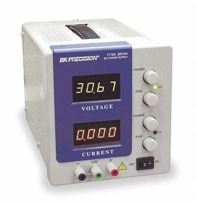 B&K PRECISION Power Supply: Digital DC, 6.2 in H x 5.5 in W x 12.5 in D - Digital DC Power Supplies