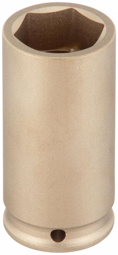AMPCO Impact Socket: 1/2 in Drive Size, 31 mm Socket Size, 6-Point, Deep - 1/2" Drive Metric Non-Sparking Impact Sockets