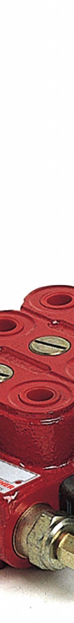 BUCHER HYDRAULICS Lever Operated Sectional Valve: Four-Way / Three Positions, Tandem Center (MPN HDM11S/3). Key specifications — attr1017968: BUCHER HYDRAULICS; attr1017969: Tandem Center; attr1018005: Spring Center to Neutral.