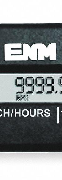 ENM Hour Meter: Hour Meters, Front Panel Mounting, Digital, 1 3/8 in x 2 1/8 in, ISO 9001:2000, LCD (MPN PT15E2). Key specifications — Mounting Style: Surface; Standards: ISO 9001:2000; Bezel Face Shape: Rectangular; Hour Unit Increment: Tenth; Brand: ENM; Manufacturer Part Number: PT15E2; Meter Type_Broad: Digital.