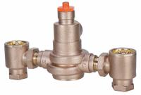 POWERS Thermostatic Mixing Valve: For Hot Water/Water Media, Thermostatic, Bronze, NPT x NPT, NPT (MPN ETV400-10). Key specifications — Brand: POWERS.