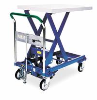 SOUTHWORTH Scissor Lift Table: Not Powered, 1,760 lb Load Capacity, 39 1/2 in L x 23 1/2 in W, Steel (MPN A-800). Key specifications — Platform Material: Steel; Brand: SOUTHWORTH.