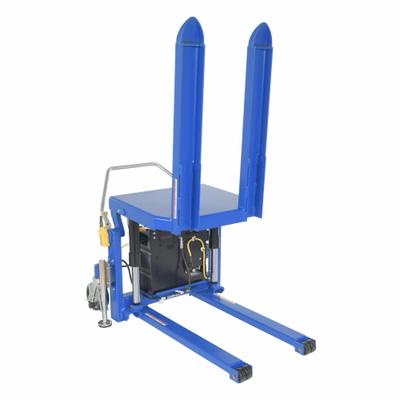 VESTIL Container Tilter: 2,000 lb, Push Button, Std Fork, 38 in L x 26 in W Forks - Powered-Lift & Manual-Push Container Tilters