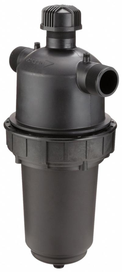 AMIAD Inline Strainer: Polyamide/Glass Fiber, 2 in, NPT, 150 psi Max. Op Pressure - Polyamide/Glass Fibers Inline Strainers