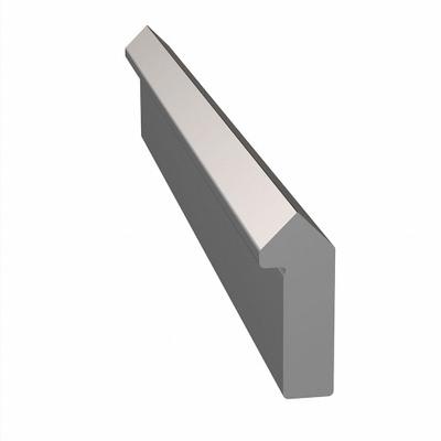 MINVEE Track: 0, 36 in Overall Lg, 0.516 in Overall Wd, 0.153 in Overall Ht, Carbon Steel - Bishop-Wisecarver MinVee Double-Edge Linear Guide Rails