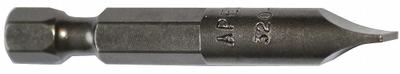 APEX Power Bit: Power Bit, Slotted Head, Imperial, 2F-3R Bit Industry Size, Std - Impact Bits