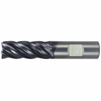 WIDIA HANITA: Carbide, AlTiN Coated, 5 Flute, 3/4" Mill Dia, 1-1/2" LOC, 0.03" Rad, 4" OAL (MPN TM5V0S19007BW)