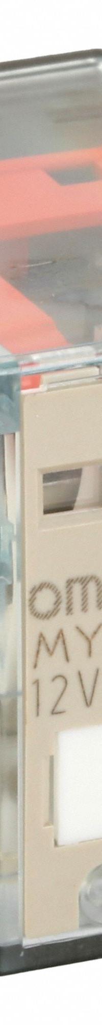 OMRON General Purpose Relays: Socket Mounted, 12V DC, 4PDT, 14 Pins/Terminals, G Socket (MPN MY4ZN DC12 (S)). Key specifications — Brand: OMRON; Base Type: Square; Contact Rating (AC): 0.80 A @ 250V; Mounting Style: Plug-In; Electrical Connection: Plug-In; Manufacturer Part Number: MY4ZN DC12 (S); Series: MY Series.