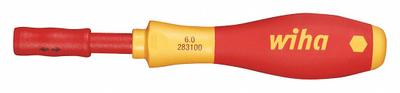 WIHA Bit Holder: Bit Holder, Hand, 1/4 in Compatible Bit Size, Hex Compatible Bit Shank - Standard Bit Holders