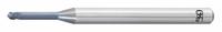 OSG Ball End Mill: Carbide, WXS Coated, 3 Flute, 1.5 mm Mill Dia, 1.12 mm LOC, 50 mm OAL (MPN 3195112)