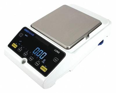 ADAM EQUIPMENT Compact Bench Scale: 3,600 g Capacity, 0.01 g Readability, 0.02 g Repeatability - Precision Lab Balances