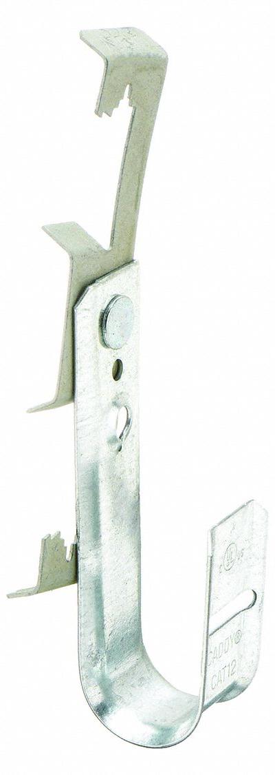 NVENT CADDY J-Hook Clamp: Clip-On with Locking Latch - Wire & Threaded Rod J-Hooks