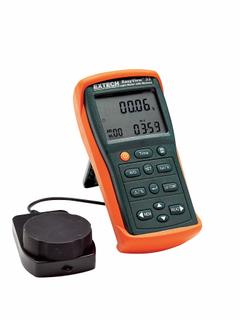 EXTECH Light Meter: ±3% Light Level Accuracy, LCD, 36 in Sensor Cord Lg, Not Certified (MPN EA33). Key specifications — Brand: EXTECH; Light Level Accuracy: ±3%; Digital Display Screen Type: LCD; Includes: Protective Cover; Certificate of Calibration: Not Included.