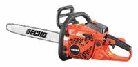 ECHO Gas-Powered Chainsaw: 18 in Bar Lg, Rear Handle, Auto/Adj Chain Oiler, 2.7 hp Horsepower (MPN CS-400-18). Key specifications — Engine Cycle: 2-Cycle; Brand: ECHO; Chain Oiler: Auto/Adjustable.