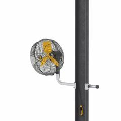 BIG ASS FANS Mounted Fan: 20 1/2 in Blade Dia, 100 to 120V AC, 1/3 hp Motor HP, Wall Mount, Bracket (MPN F-AE1-2001L14S34). Key specifications — Brand: BIG ASS FANS; Voltage: 100 to 120V AC; Number of Speeds: Variable; Fan Mounting Location: Wall; Oscillation: Non-Oscillating; Mounting Type: Bracket.
