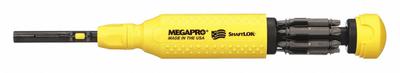 MEGAPRO Multi-Bit Screwdriver: Phillips/Slotted/Square/Torx Tip, 12 Tips - General Purpose Multi-Bit Screwdrivers