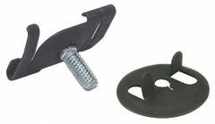 B-LINE BY EATON Clip: 1 in Lg, 1 in Wd, 1 in Ht, Zinc Plated, For 15/16 in T-Bar/Light Fixtures (MPN BA-4-16). Key specifications — For Use With: 15/16 in T-Bar; Includes: BA-4-WN Wing Nut With Impression; Accessory Type: Clip; Finish: Zinc Plated; Brand: B-LINE BY EATON.
