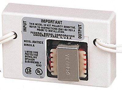 FEDERAL SIGNAL Speaker Connector Kit: T-300CK, AM70CK - Equipment for Audio Amplifiers & Speakers